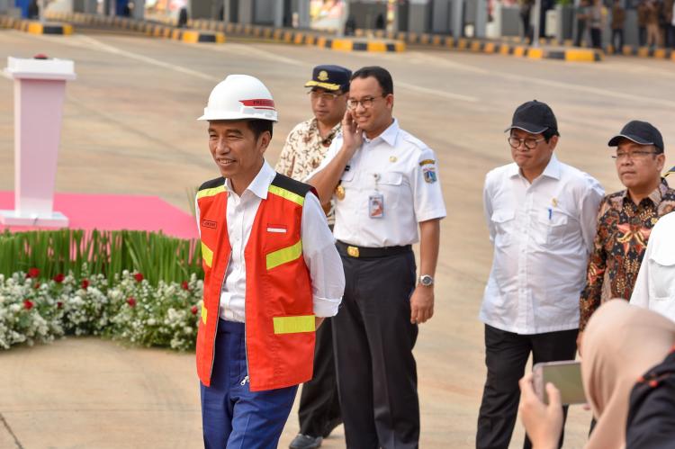 Resmikan Seksi I, Presiden Jokowi Berharap Jalan Tol Depok-Antasari Bisa Tersambung Pada 2019