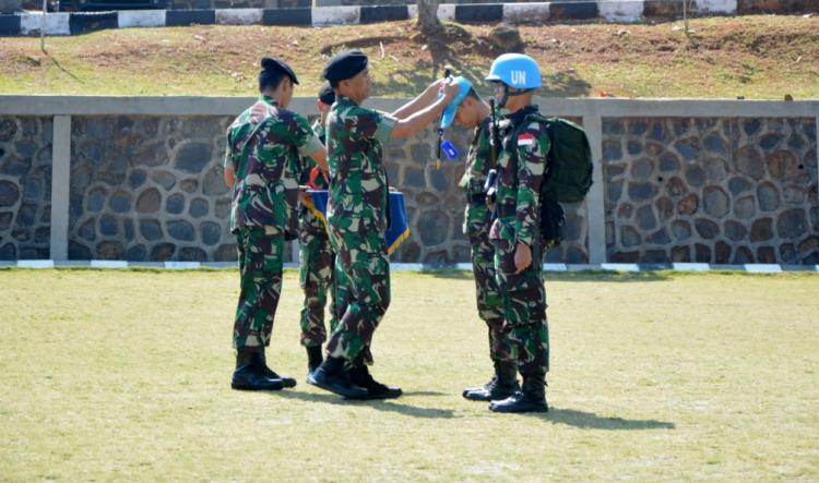 Komandan PMPP TNI Buka Latihan Pratugas Satgas Kizi TNI Konga XX-P/Monusco