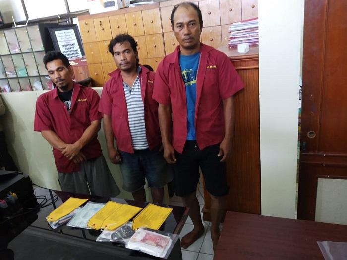 Tiga Pelaku Pemeras Toko Alfamart Simpang Pemda Diringkus Polisi