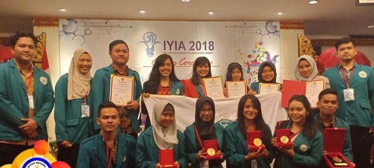 Mahasiswa Unimed Raih 7 Medali IYIA 2018 di Bali 