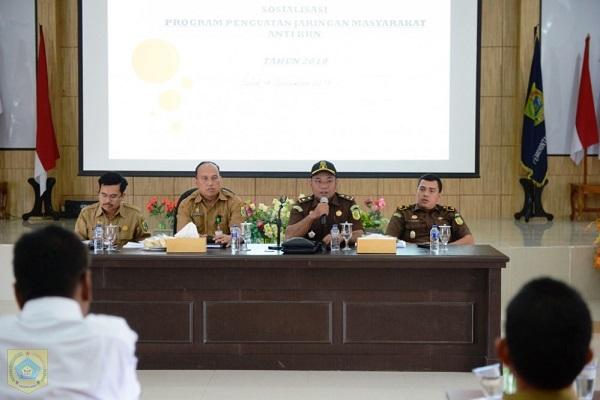 Pemkab Pakpak Bharat Gelar Sosialisasi Penguatan Jaringan Masyarakat Anti KKN