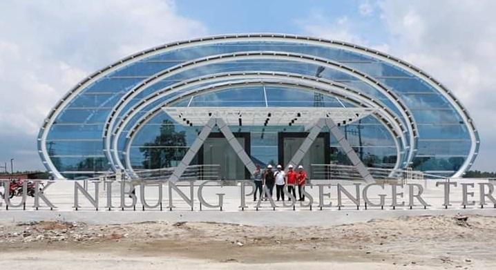 Walikota Tinjau Pembangunan Pelabuhan Penumpang Teluk Nibung, Tanjungbalai