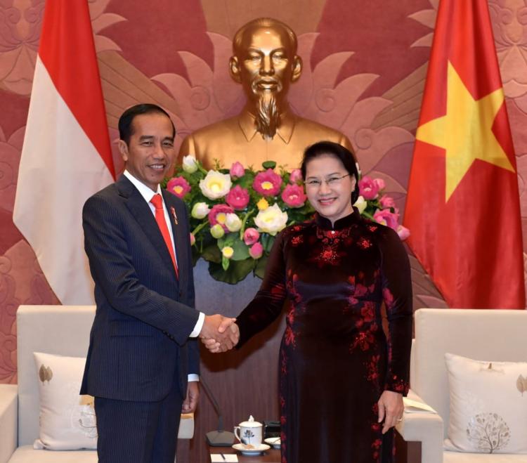 Bertemu Parlemen Vietnam, Jokowi Sampaikan Tiga Isu Ini