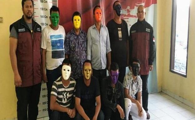 Hendak Kuasai Lahan Parkir di Medan Night Market, 8 Preman Diamankan Reskrim Unit Pidum Polrestabes Medan