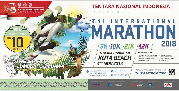HUT ke-73, TNI Gelar International Marathon 2018