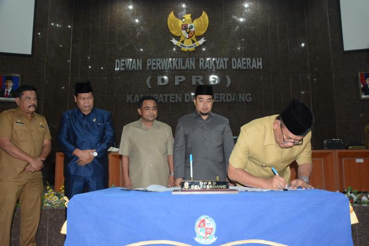 P-APBD Deli Serdang Tahun Anggaran 2018 Disetujui