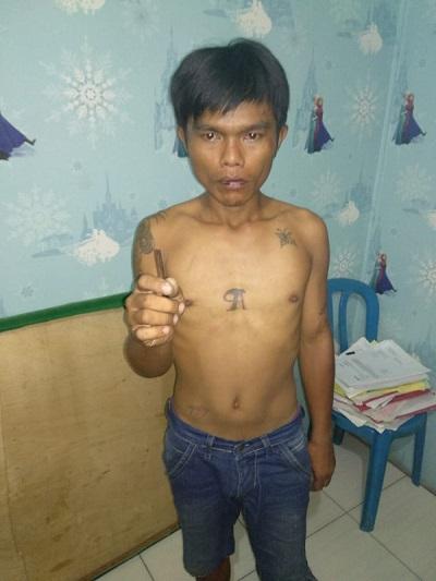 Lagi Duduk Santai, Buronan Pelaku Curanmor Ditangkap Tim Pegasus Polsek Patumbak 