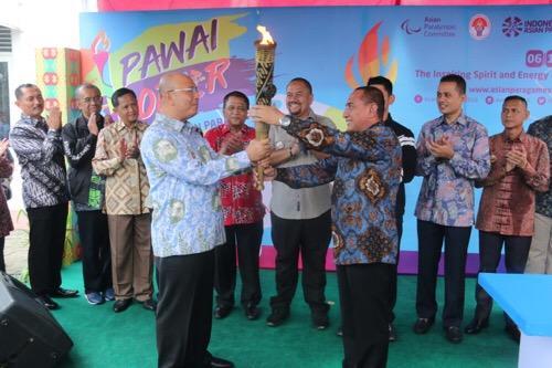 Minggu Besok, Obor Indonesia Asian Para Games 2018 Diarak di Kota Medan