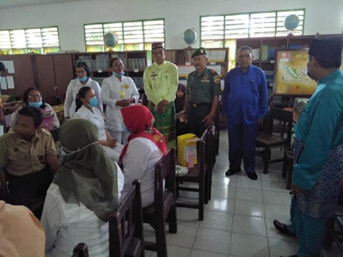 Danramil 16/Dolok Masihul Ikut Sosialisasikan Imunisasi Rubella