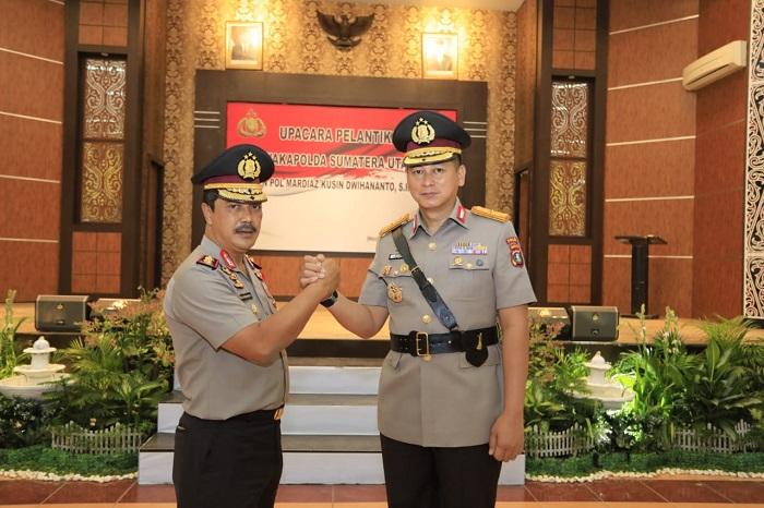 Kapoldasu Lantik Brigjen Pol Mardiaz Kusin Sebagai Wakapolda Sumut