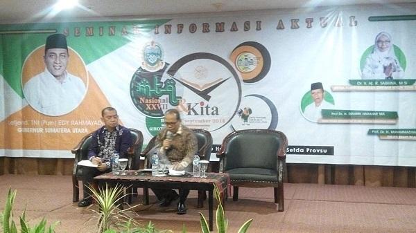 Tak Ada Foto Wagubsu di Spanduk Seminar MTQN, Dewan Tuding Biro Humas Berupaya Memecah Belah