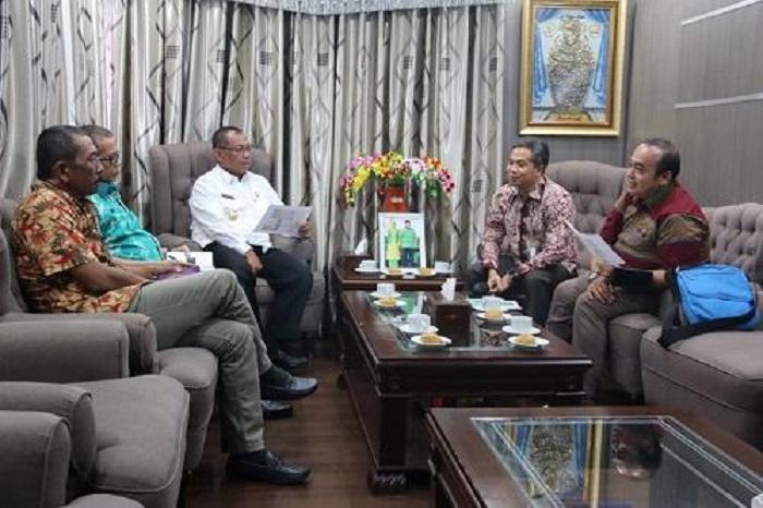 Panitia Dies Natalis USU ke-67 Audiensi ke Pemko Medan