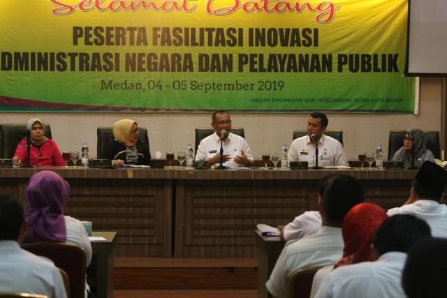 Kembangkan Satu Unit Kerja Satu Inovasi, Pemko Medan Minta Aparatur Pemerintahan Miliki Program Inovatif dalam Pelayanan Publik