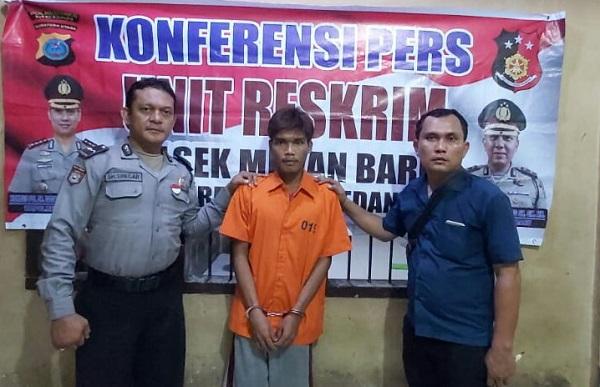 Curi Sepeda Motor di Jalan Pasar Baru Medan, Denny Sembiring Diamankan Polisi