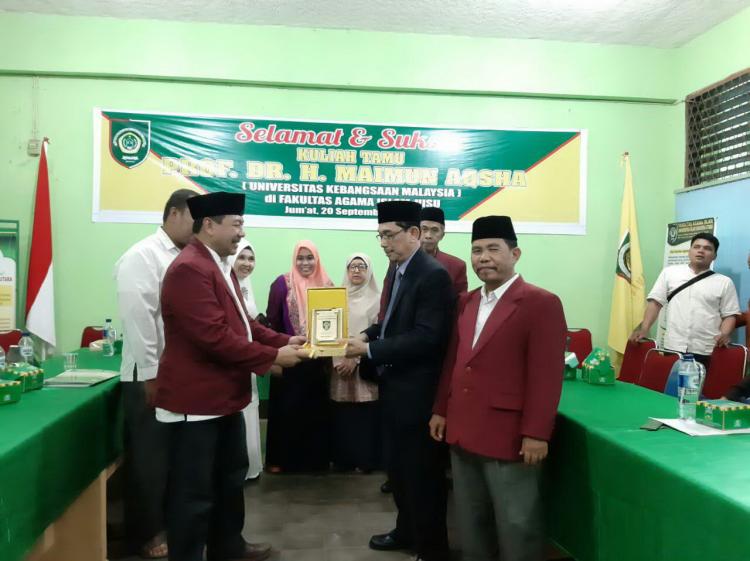 UISU Hadirkan Dosen Malaysia, Prof Marmun: Rekontruksi Kurikulum dan Integrasi Keislaman