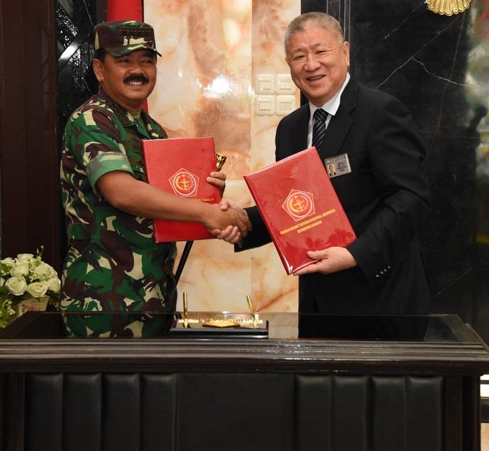 TNI Jalin Kerja Sama Yayasan BTCI di Bidang Kemanusiaan