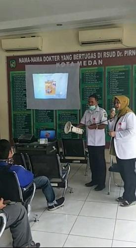 RSUD Dr Pirngadi Beri Pemahaman kepada Pasien Tentang Penyakit Difteri