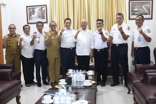 Walikota Medan Terima Audiensi PT KAI Divre I Sumut