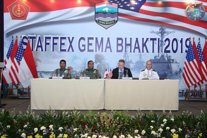 Gema Bhakti 2019, Latihan Kerjasama Staf TNI dan USA