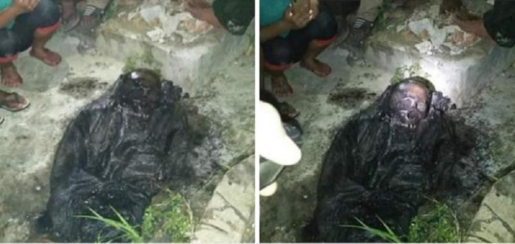 Warga Labuhanbatu Viralkan Temuan Tengkorak Manusia Terikat Dalam Sumur di Desa Selat Besar