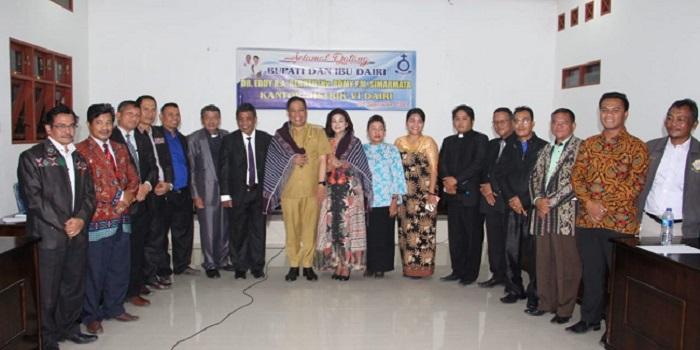Kunker ke HKBP Distrik VI, Bupati Paparkan Program Pembangunan Kabupaten Dairi