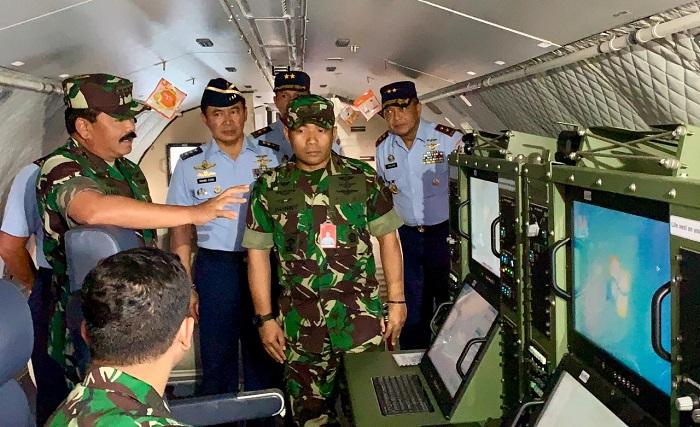 Upaya Pemadaman Karhutla di Kalteng, Panglima TNI Tinjau Kesiapan Alutsista