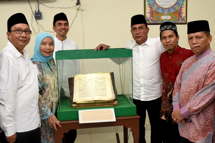 Gubernur Resmikan Museum Sejarah Alquran dan Luncurkan Mushaf Sumut