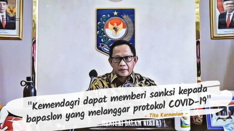 Mendagri Berikan Teguran 53 Petahana dan Siapkan Antisipasi Kerumunan Massa Saat Pilkada