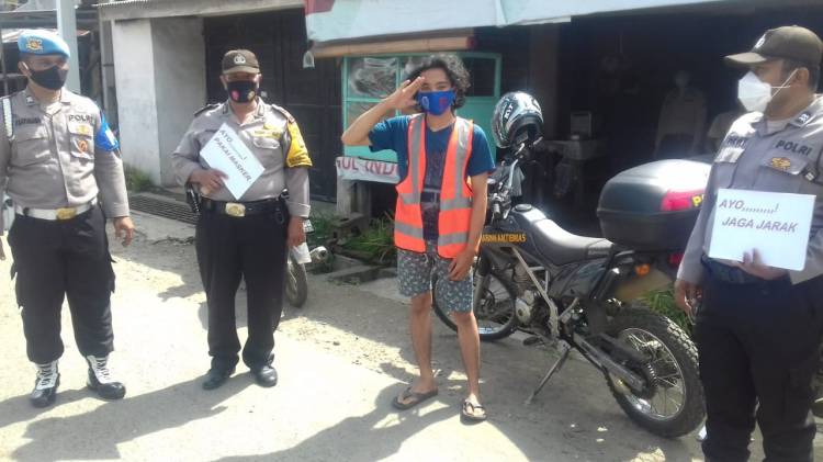 Ratusan Warga Tak Pakai Masker Terjaring Petugas Gabungan