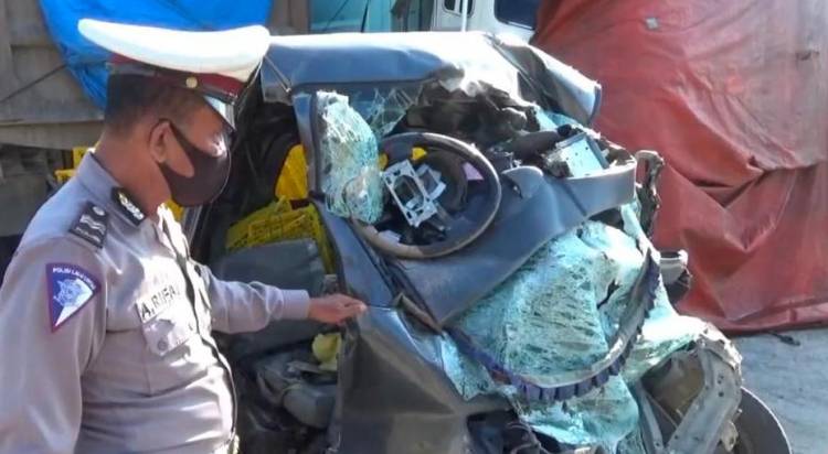 Tiga Penumpang Pick Up Tewas Usai Tabrak Truk di Jalan Tol Medan-Tebing Tinggi