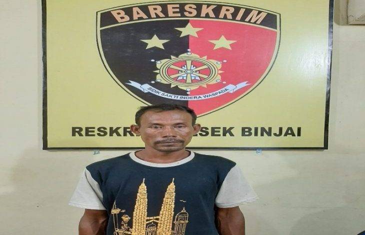 Polsek Binjai Tangkap Abdul, Anak Durhaka Hajar Ayahnya Sudah Lansia