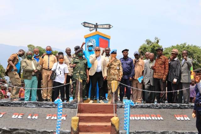 Satgas TNI Resmikan Monument of Peace di Republik Demokratik Konga
