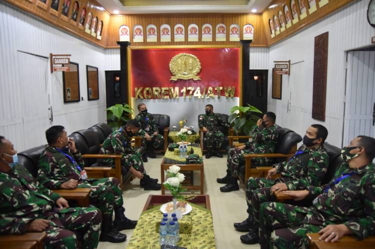 Tim Wasrik Itjenad Kunjungi Korem 174 Merauke