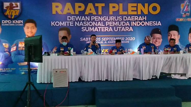 Rapat Pleno, KNPI Sumut Siap Wujudkan Visi Pemuda yang Millenial dan Bermartabat