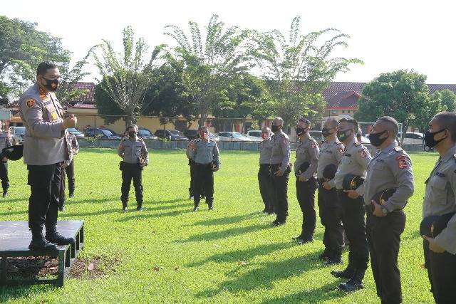 42 Siswa Setukpa Polri Angkatan 49 Latihan Kerja, Kunjungi Polresta Deli Serdang
