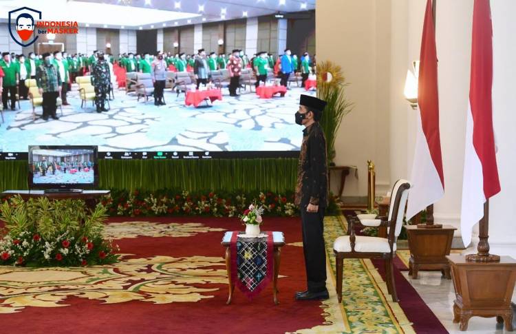 Presiden Ajak Anggota GP Ansor Cintai, Beli, dan Promosi Produk Dalam Negeri