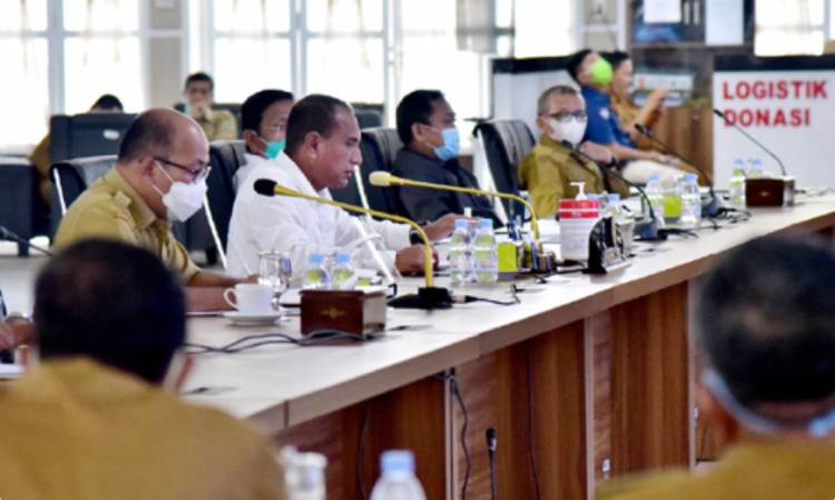 Gubernur Gelar Pertemuan Camat dan Lurah se-Kota Medan, Ingatkan Warga Terapkan Protokol Kesehatan