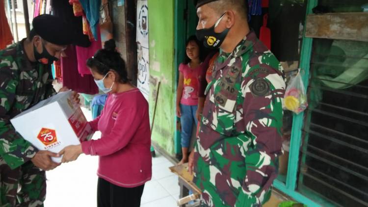 Kogartap II dan III Gelar Baksos HUT ke-75 TNI