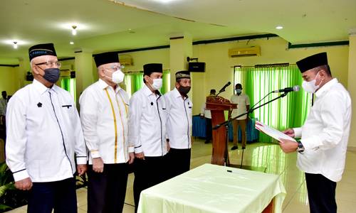 Gubernur Sumut Kukuhkan Pengurus LPTQ Sumut 2020-2023