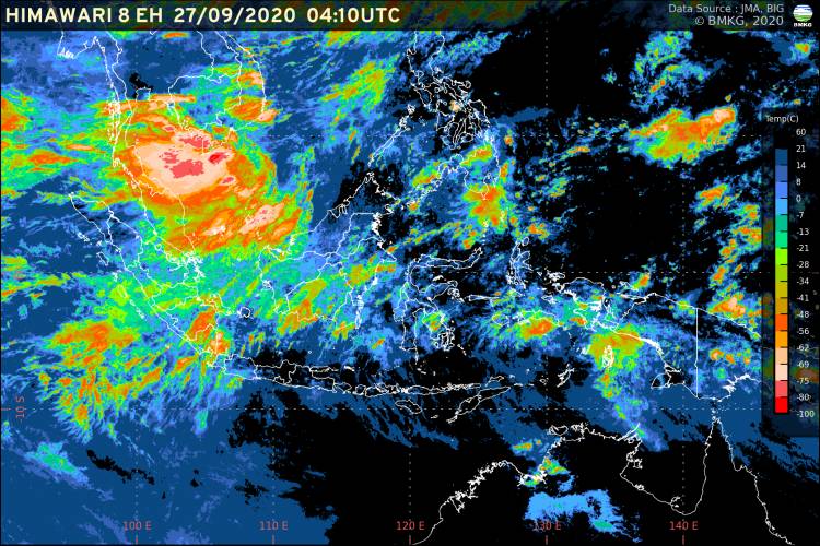 Prediksi BMKG, Hujan Deras Berpotensi di Sumut Beberapa Hari ke Depan