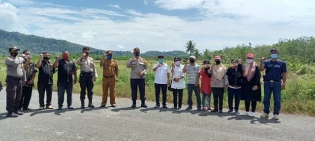 Sukseskan Kampung Paten Inspirasi, Wabup dan Kapolres Tapteng Tinjau Desa Sitio-Tio Hilir Kecamatan Pandan