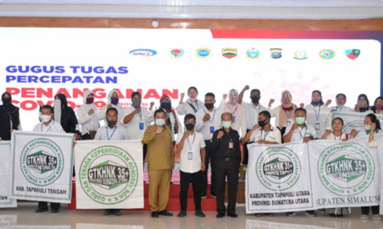 Pemprov Sumut Terima Aspirasi GTKHNK 35+, Guru Honorer Harapkan Gaji Berdasarkan UMK