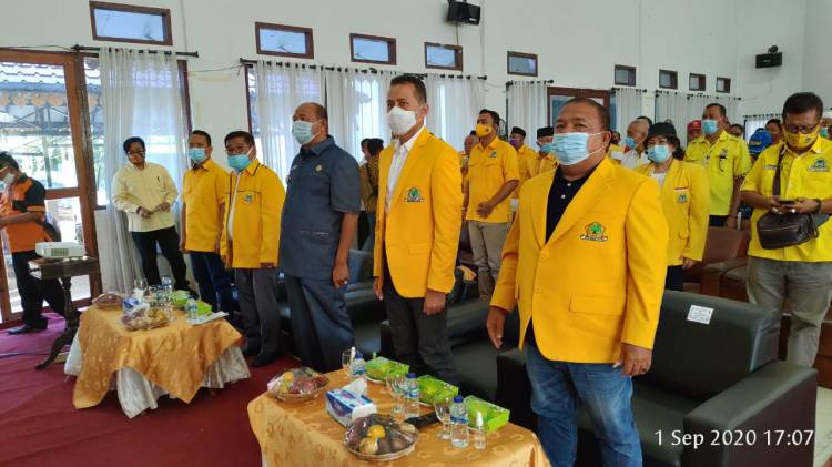 Secara Aklamasi, Terbit Rencana Pimpin Golkar Langkat
