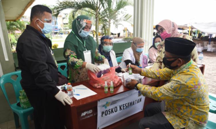 MTQ ke-37 Sumut, 1.157 Kafilah Terima Masker dan Hand Sanitizer dari LPTQ Sumut