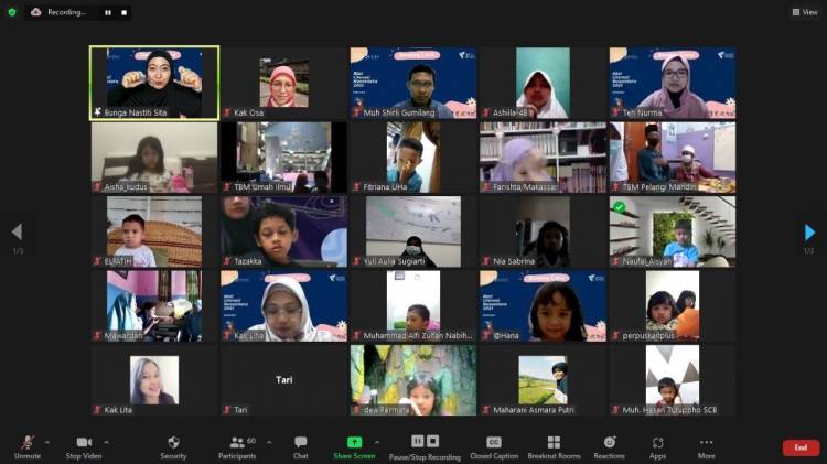 Peringati Hari Aksara Internasional, SLI Gelar Dongeng Ceria Anak