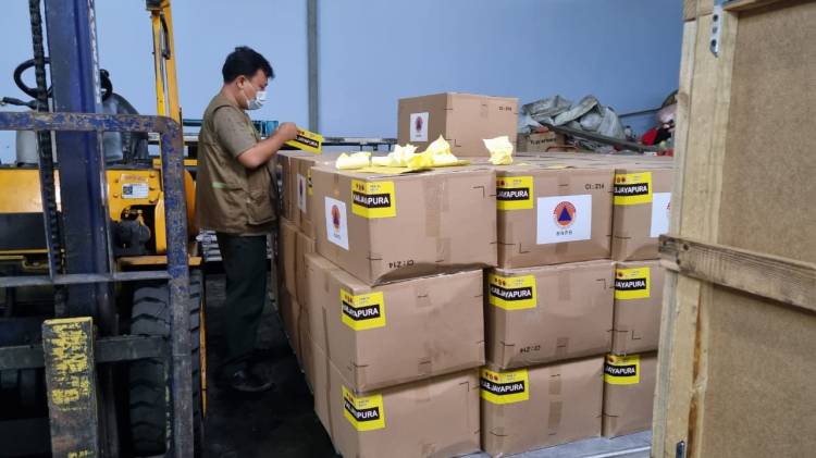 Perkuat Disiplin Protokol Kesehatan PON XX Papua, BNPB Kirim Bantuan Tiga Juta Masker