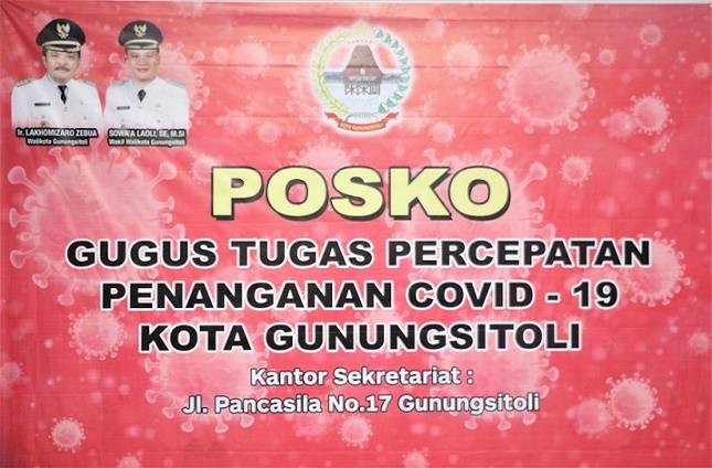 Kota Gunungsitoli Update Kasus Covid-19, 2 Orang Terkonfirmasi Positif dan 10 Orang Dinyatakan Sehat