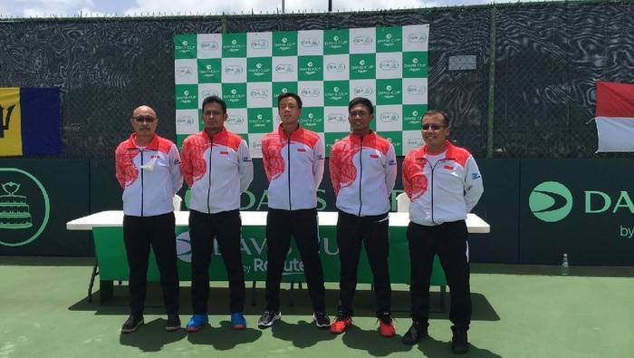 Kalah dari Tuan Rumah Barbados, Indonesia Harus Berjuang di Play Off Piala Davis 