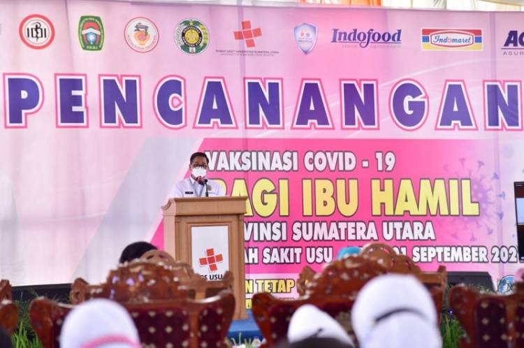 Pemprov Sumut Canangkan Vaksinasi Covid-19 Bagi Bumil, Dinkes Harapkan Zona Merah Kembali Zero