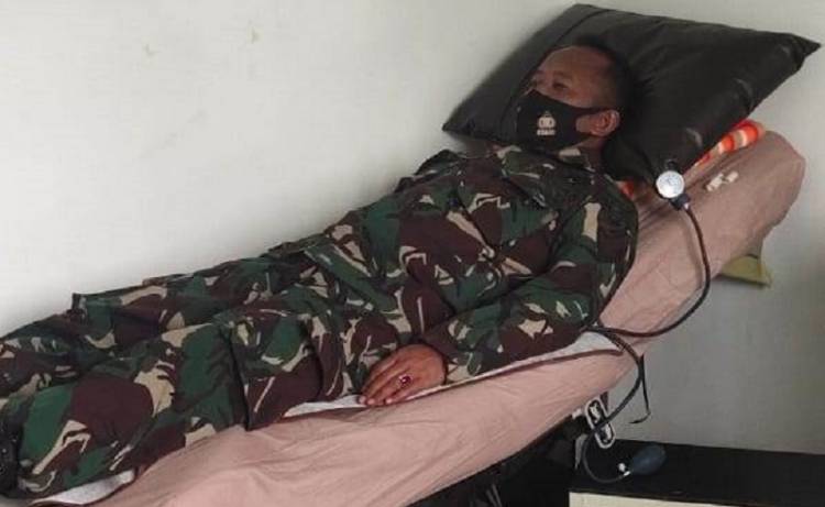 Satgas Pamrahwan Yonif RK 751/VJS Donorkan Darah untuk Warga yang Membutuhkan